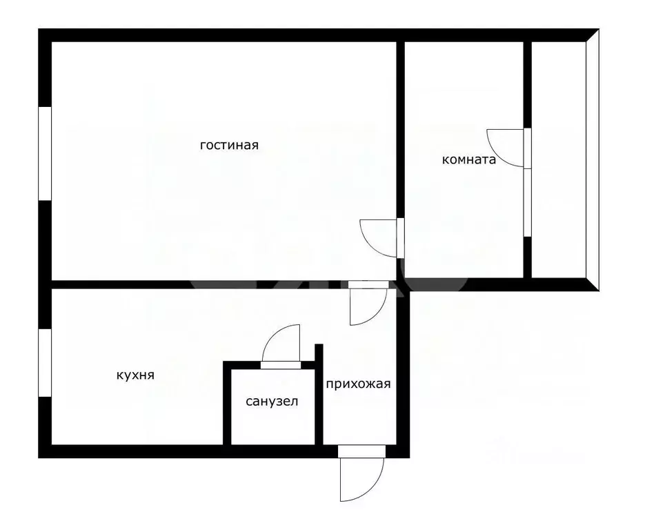 2-к кв. Краснодарский край, Сочи Бытха мкр, ул. Лесная, 3 (47.8 м) - Фото 2