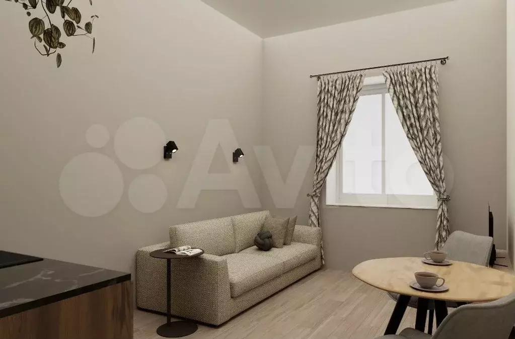 Апартаменты-студия, 16 м, 1/7 эт. - Фото 1
