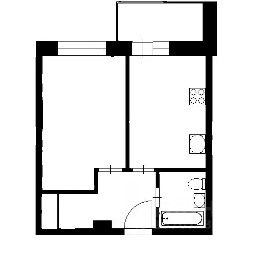 1-к кв. Санкт-Петербург Пулковское ш., 42к6 (40.6 м) - Фото 1