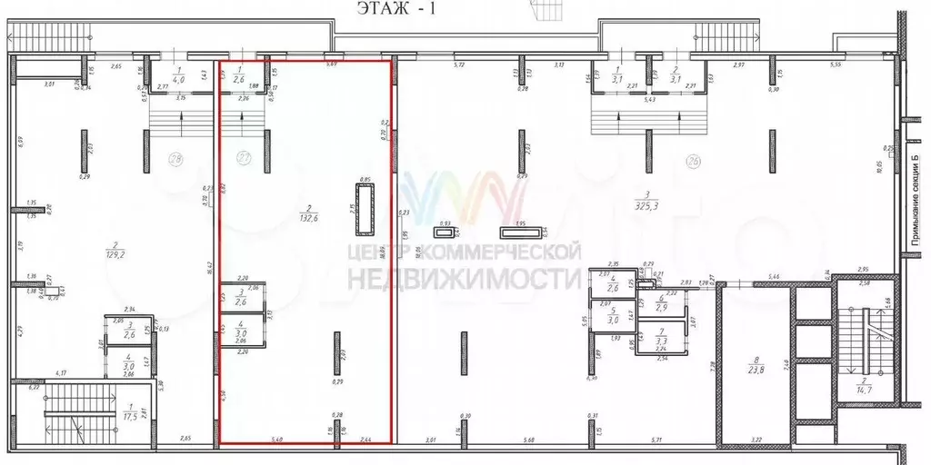 Офисное помещение в центре 140 м2 - Фото 0