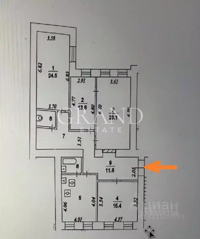 4-к кв. Москва Новинский бул., 18Б (125.0 м) - Фото 2