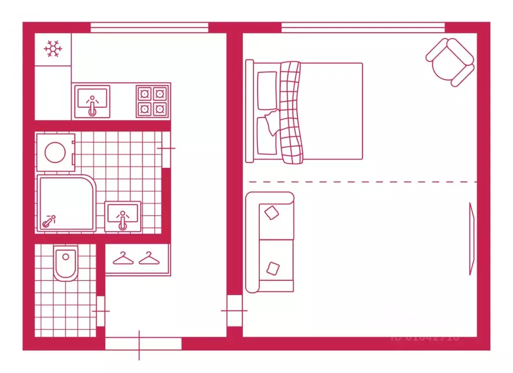 1-к кв. Санкт-Петербург Коломенская ул., 41 (44.8 м) - Фото 2