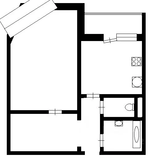 1-к кв. Тюменская область, Тюмень Холодильная ул., 116 (40.0 м) - Фото 1