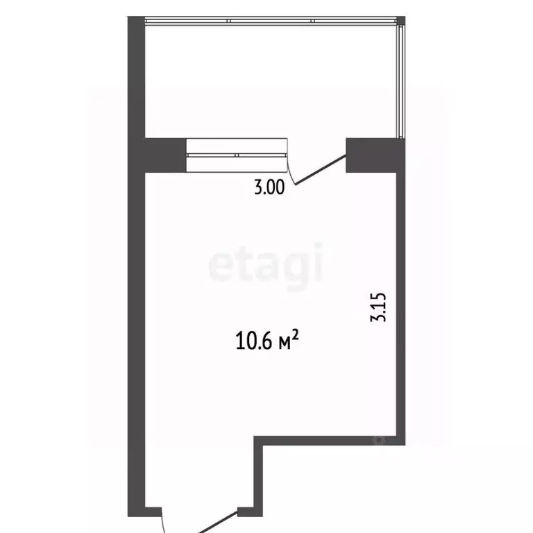 Комната Москва ул. Айвазовского, 5К1 (10.6 м) - Фото 1
