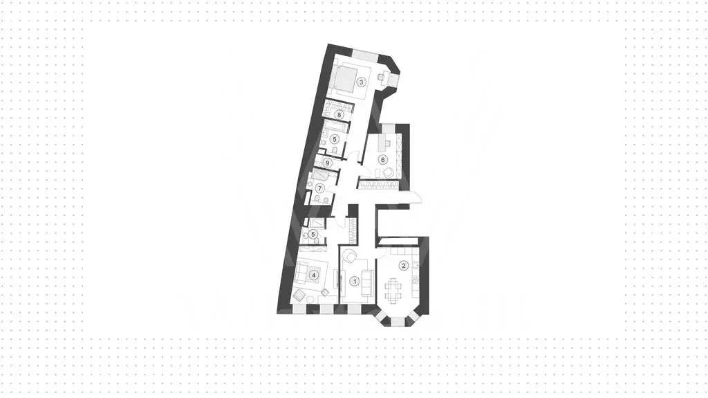 3-комнатная квартира: Москва, улица Большая Полянка, 44 (141 м) - Фото 1