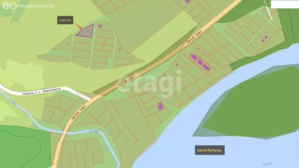 Участок в село Нижнекаянча, улица Усть-Уба (16 м) - Фото 1