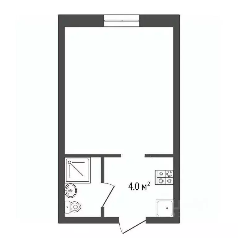 1-к кв. Тамбовская область, Тамбов Ново-стремянная ул., 4 (13.1 м) - Фото 2