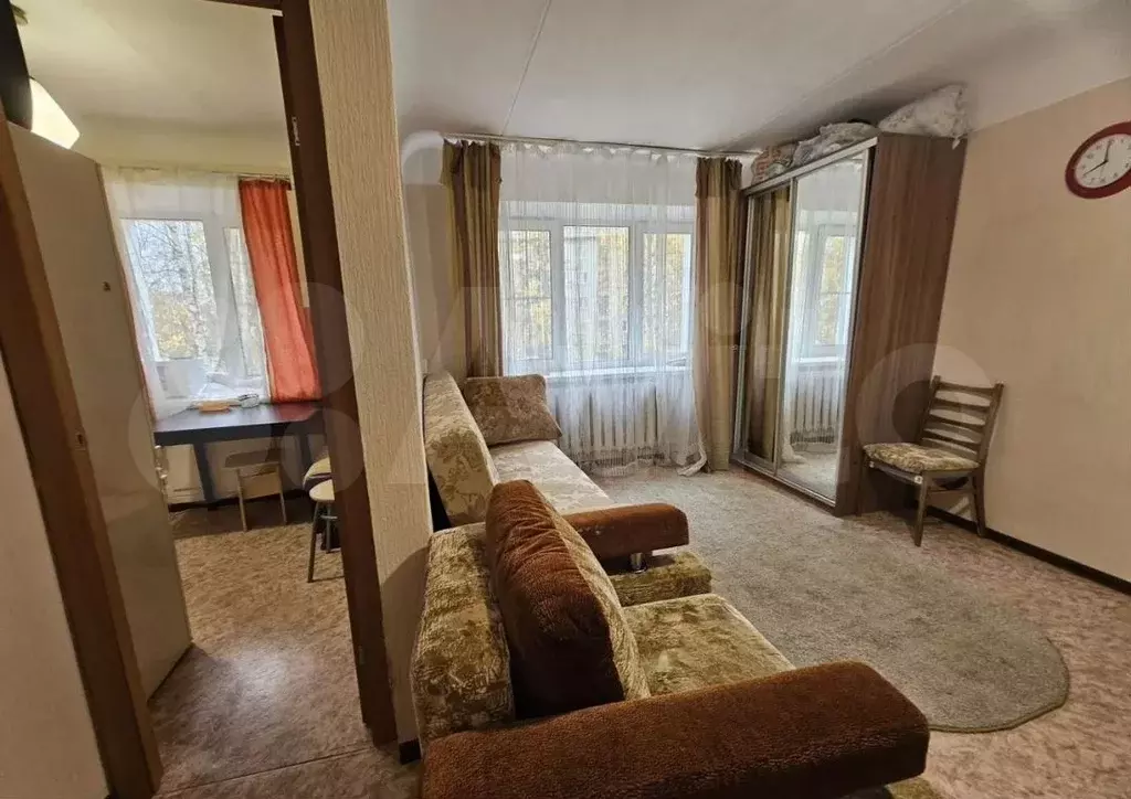 1-к. квартира, 31,8 м, 2/5 эт. - Фото 0