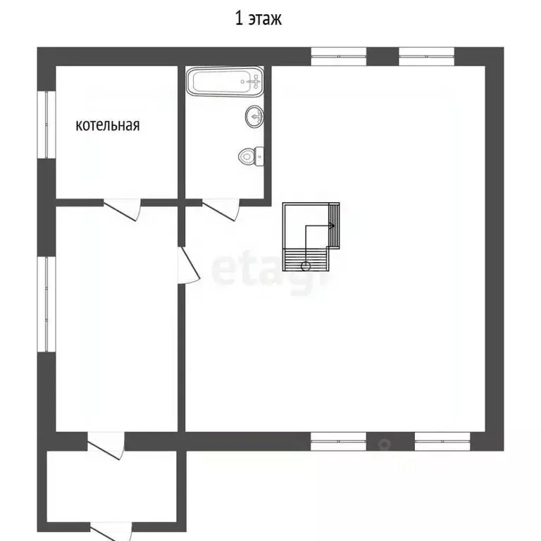 Дом в Кемеровская область, Кемерово Пожарная ул. (110 м) - Фото 1