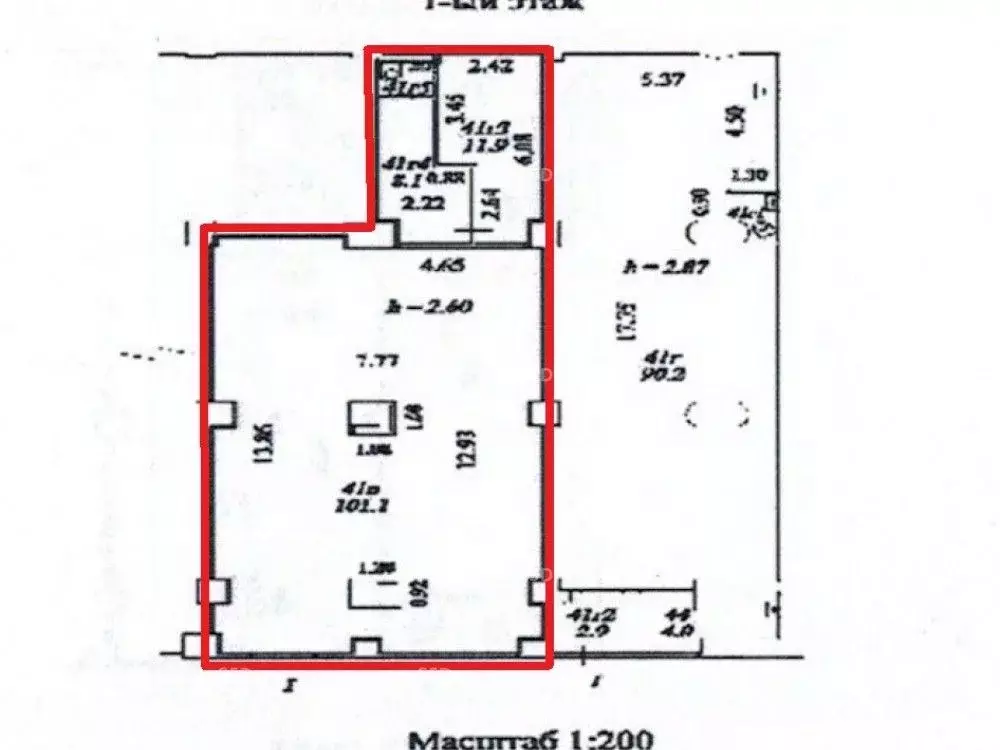 Помещение свободного назначения в Москва Кутузовский просп., 36А (123 ... - Фото 1