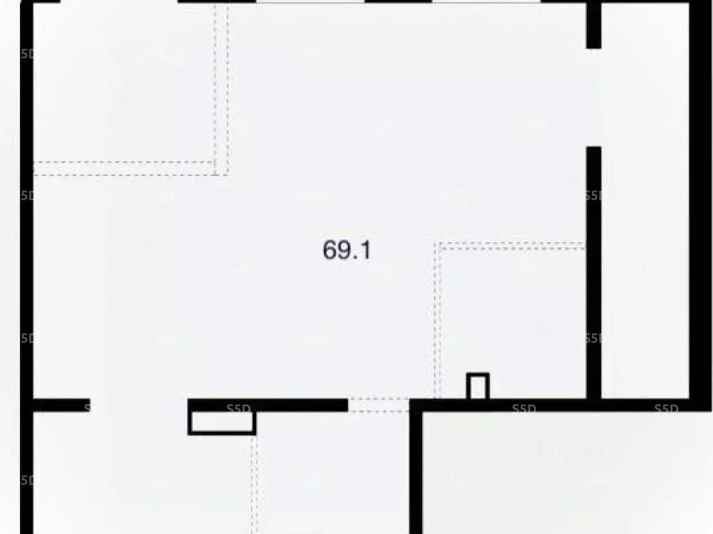 Офис в Москва Люблинская ул., 72к3 (69 м) - Фото 1