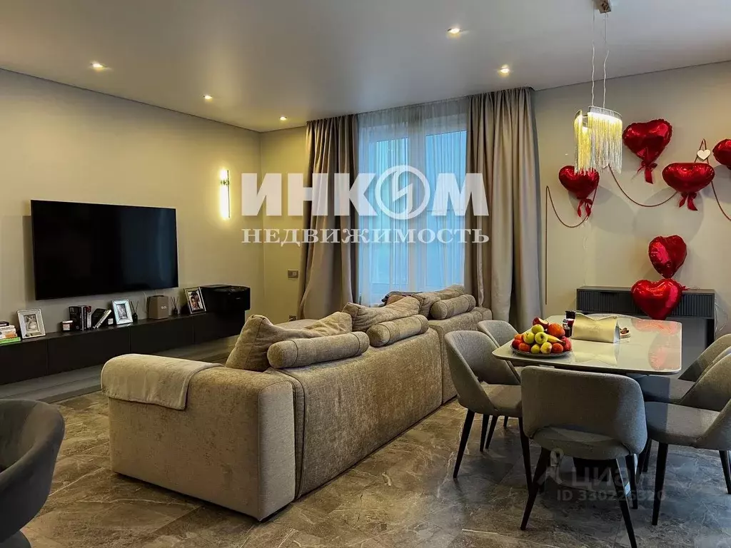 3-к кв. Московская область, Красногорск ул. Липовой Рощи, 4к4 (74.8 м) - Фото 1