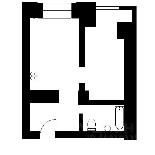2-к кв. Новосибирская область, Новосибирск ул. Кошурникова, 23 (39.0 ... - Фото 2
