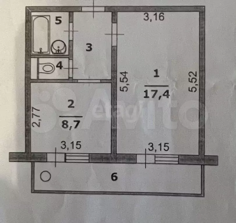 1-к. квартира, 35 м, 4/10 эт. - Фото 0