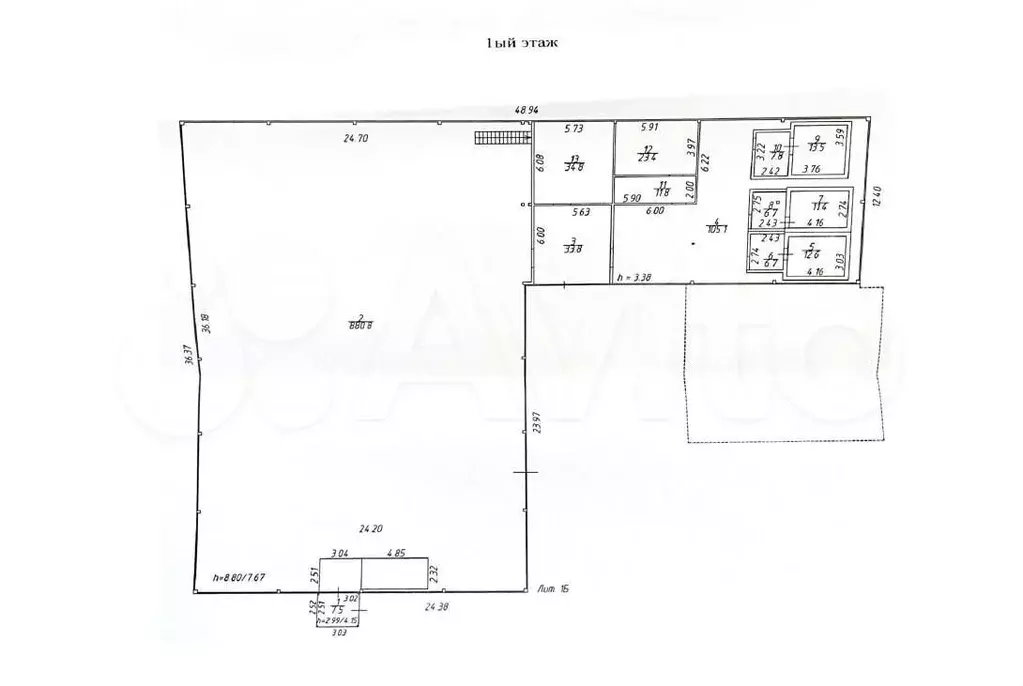 Продам помещение свободного назначения, 1598 м - Фото 0