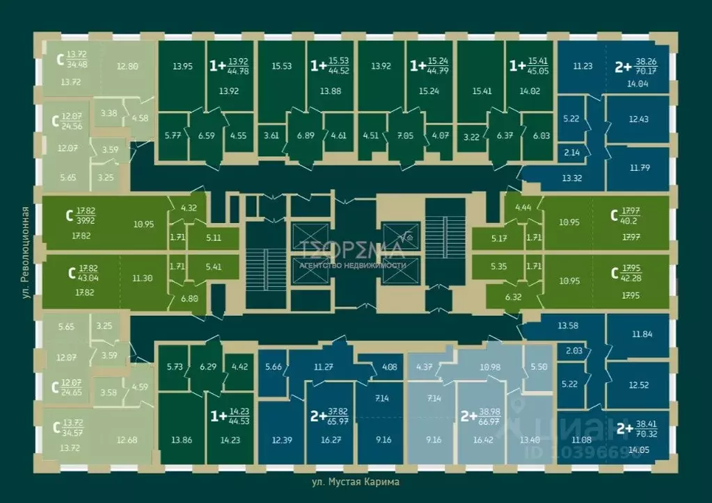 Офис в Башкортостан, Уфа Революционная ул., 39 (45 м) - Фото 1