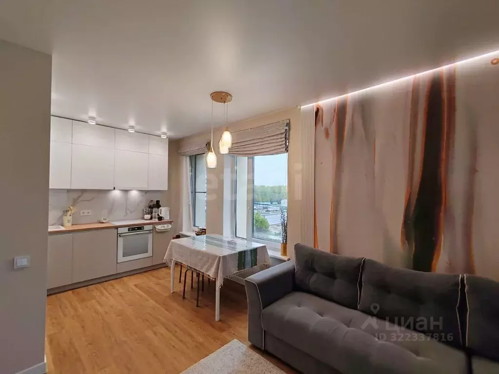 2-к кв. Тюменская область, Тюменский муниципальный округ, д. Дударева ... - Фото 0