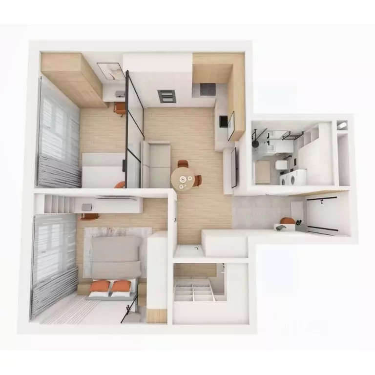 2-к кв. Приморский край, Владивосток ул. Нейбута (59.43 м) - Фото 1