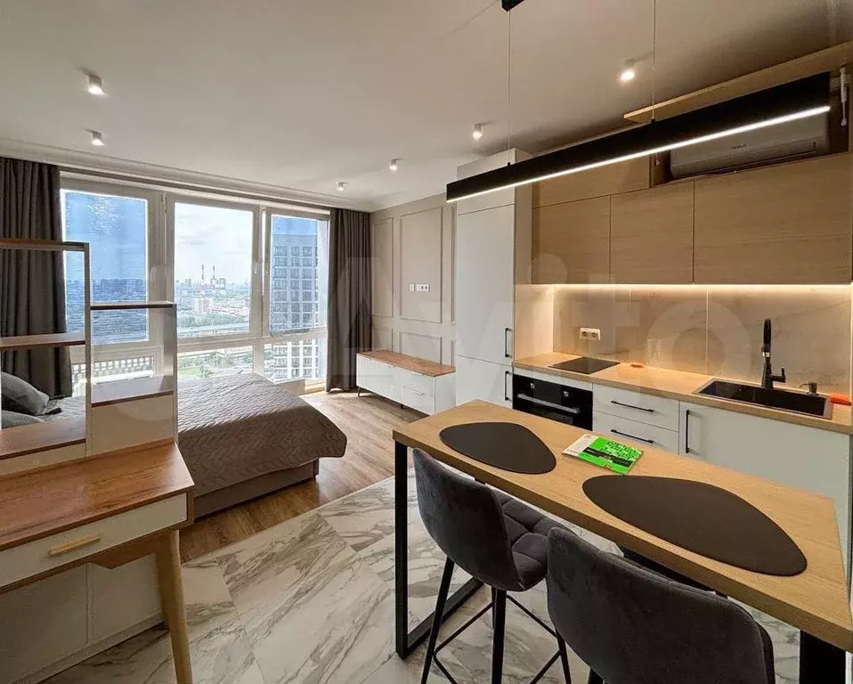 Квартира-студия, 27 м, 28/32 эт. - Фото 0