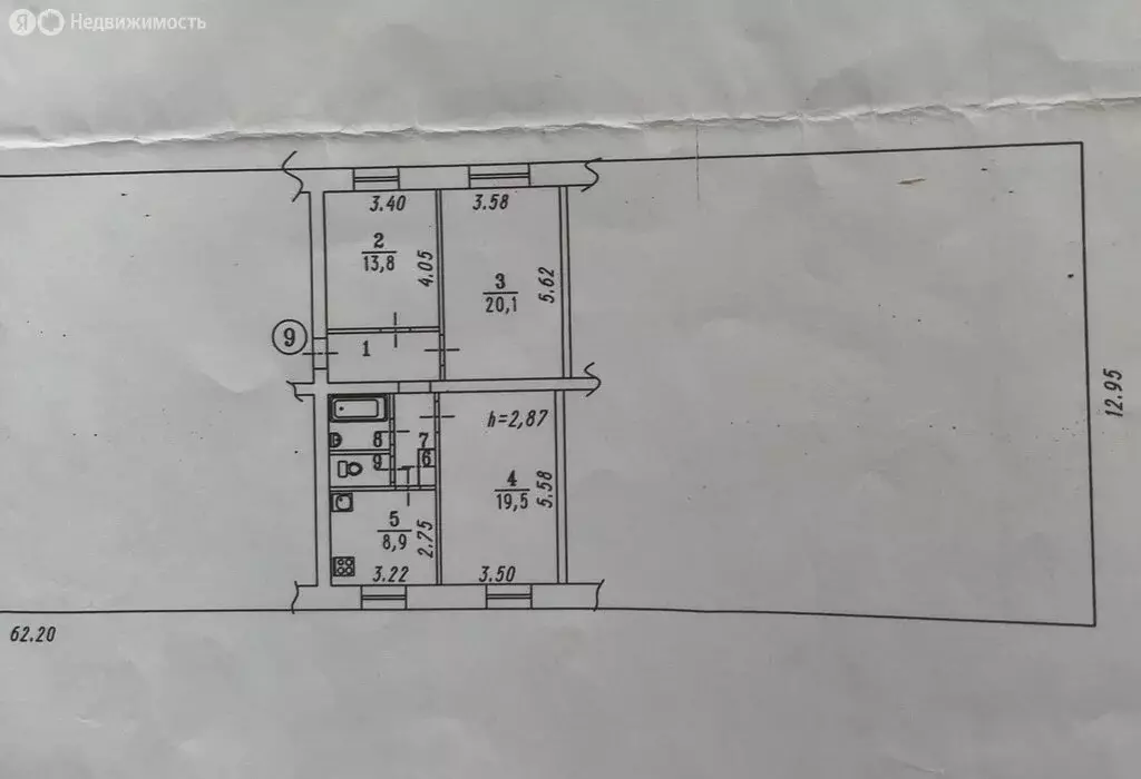 3-комнатная квартира: Омск, проспект Мира, 31 (75 м) - Фото 1