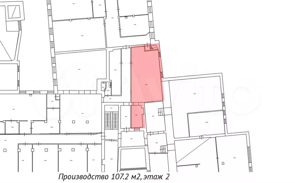 Производство 107.2 м, грузовой лифт, зона разгрузки - Фото 0
