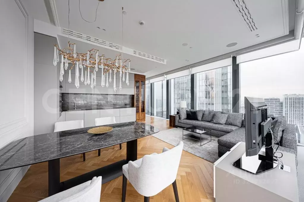 2-к кв. Москва 1-й Красногвардейский проезд, 22с2 (83.2 м) - Фото 1