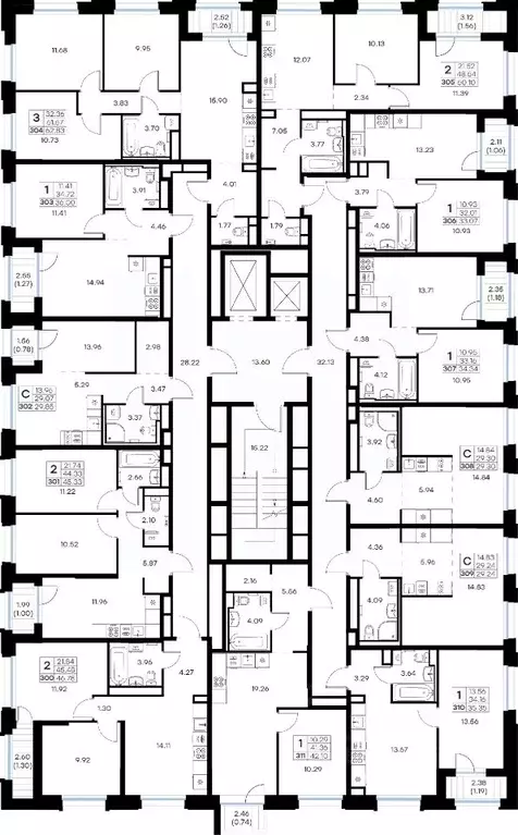 1-к кв. Мурманская область, Мурманск Долина Уюта тер.,  (42.1 м) - Фото 2