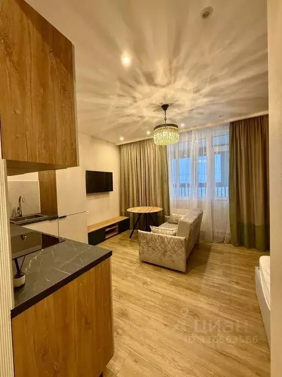 Студия Санкт-Петербург ул. Парфеновская, 17 (37.0 м) - Фото 1