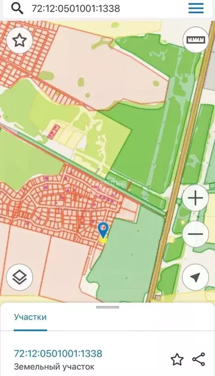 Участок в Тюменская область, Нижнетавдинский муниципальный округ, д. ... - Фото 2