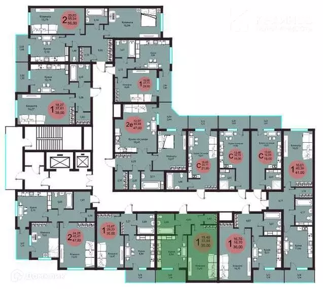 Продаётся 1-к квартира, 35 м - Фото 1