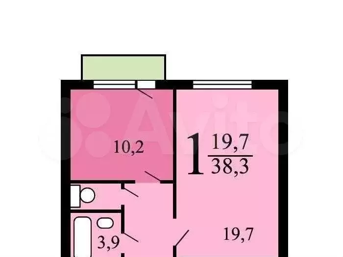 1-к. квартира, 41 м, 5/22 эт. - Фото 0