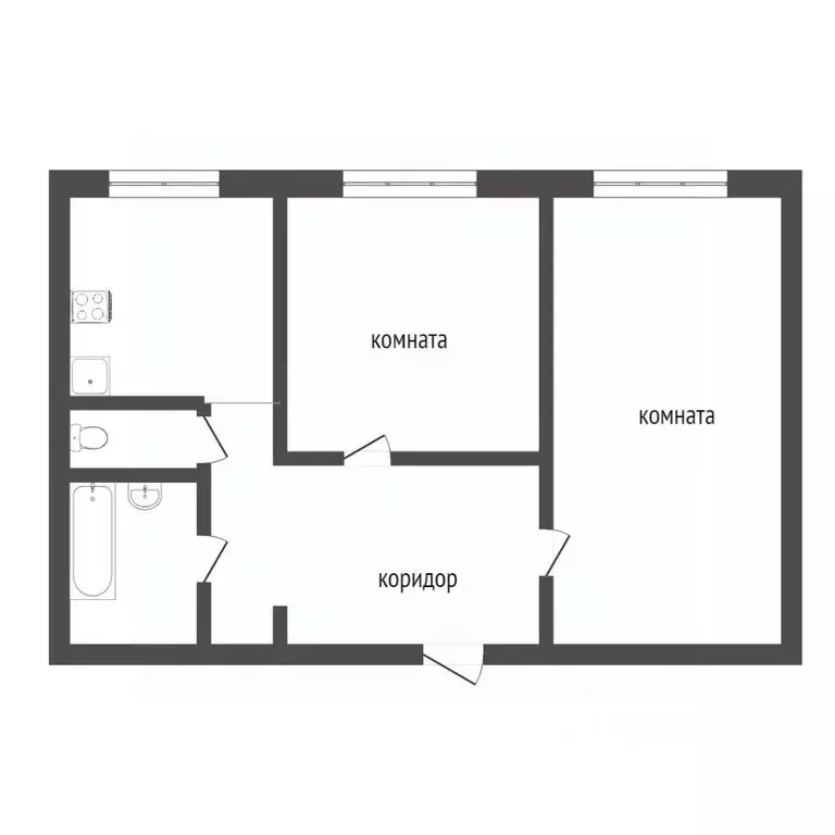 2-к кв. Челябинская область, Миасс ул. Вернадского, 34 (51.0 м) - Фото 1