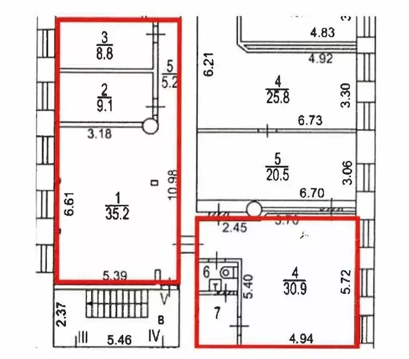 Офис (95 м) - Фото 1