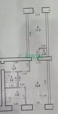 2-к кв. Забайкальский край, Чита ул. Ленина, 29 (41.0 м) - Фото 1