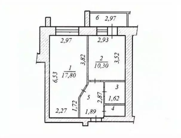 1-к кв. Чувашия, Чебоксары ул. Юрия Гагарина, 39 (40.4 м) - Фото 2