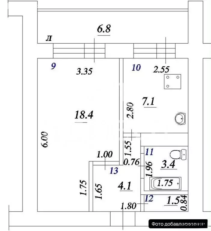 1-комнатная квартира: Самара, Московское шоссе, 187 (34.5 м) - Фото 1