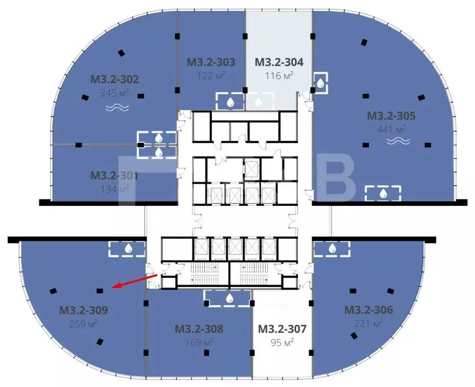 Офис (259 м) - Фото 2
