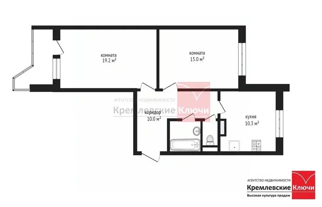 2-к кв. Москва Донецкая ул., 12 (58.3 м) - Фото 2