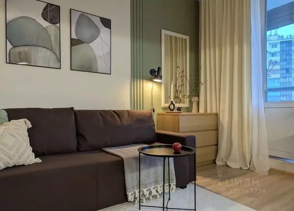 Студия Санкт-Петербург ул. Плесецкая, 14 (26.0 м) - Фото 2