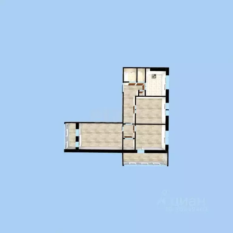 Комната Башкортостан, Уфа ул. Юрия Гагарина, 46/3 (12.4 м) - Фото 2