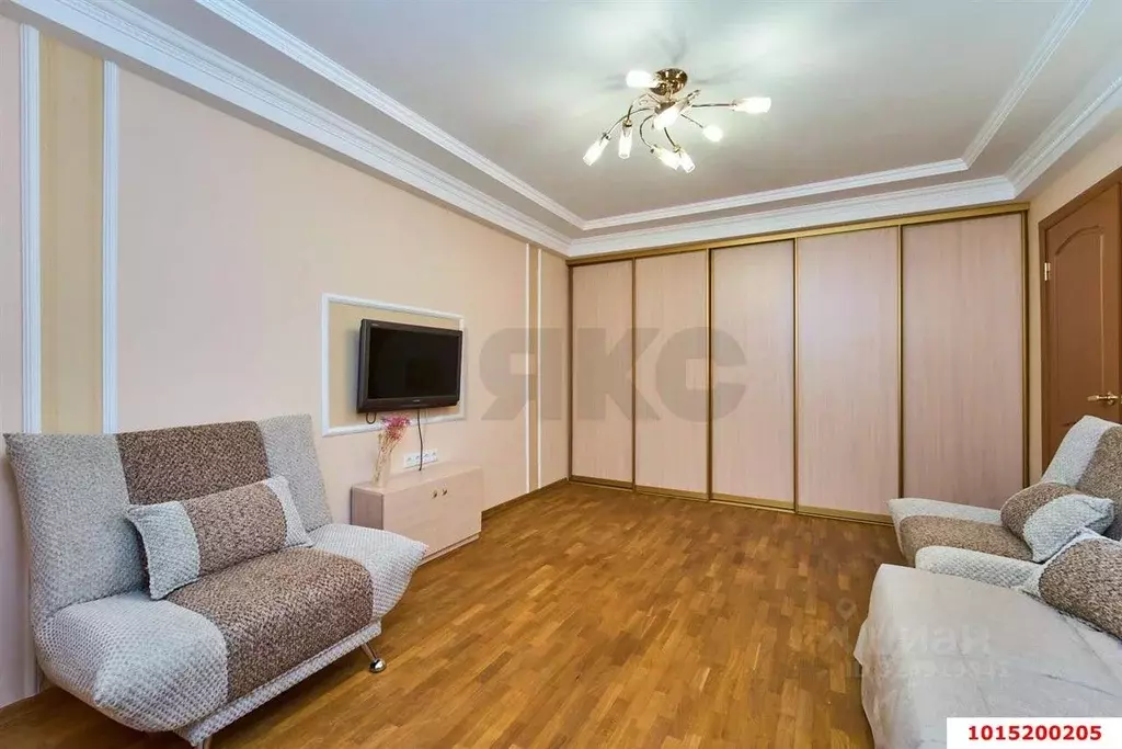 1-к кв. Краснодарский край, Краснодар Юбилейный мкр, просп. Чекистов ... - Фото 2