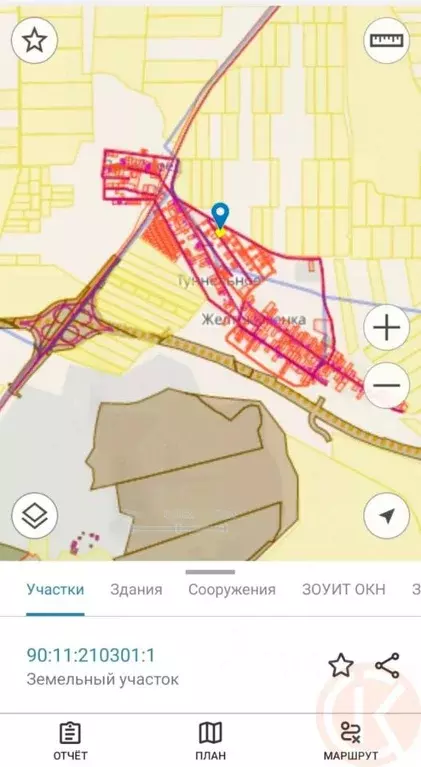 Участок в Крым, Сакский район, Суворовское с/пос, с. Туннельное ул. ... - Фото 1