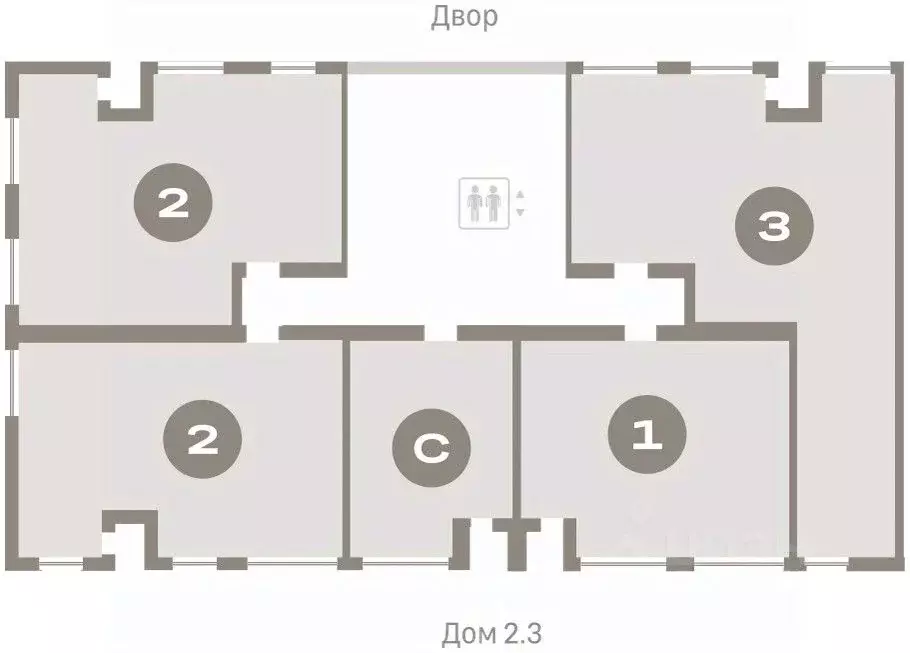 1-к кв. Санкт-Петербург Северный Ветер жилой комплекс (57.72 м) - Фото 1