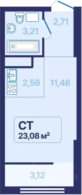 Студия Свердловская область, Екатеринбург просп. Космонавтов, 9 (23.08 ... - Фото 1