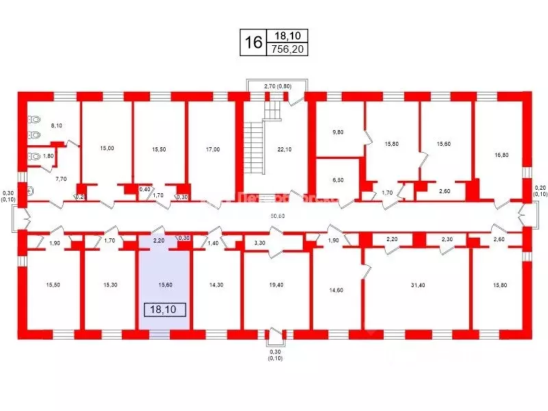 Офис в Санкт-Петербург Андреевская ул., 11 (18 м) - Фото 2