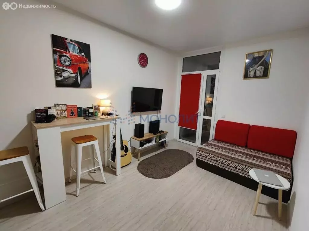 1-комнатная квартира: деревня Анкудиновка, Черкесская улица, 2 (33 м) - Фото 1