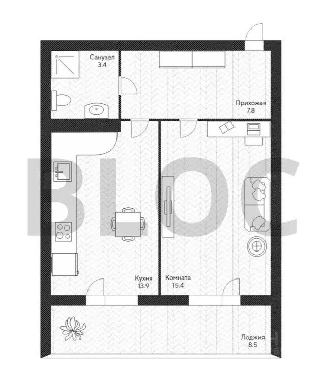 1-к кв. Краснодарский край, Краснодар Старокубанская ул., 124 (49.0 м) - Фото 1