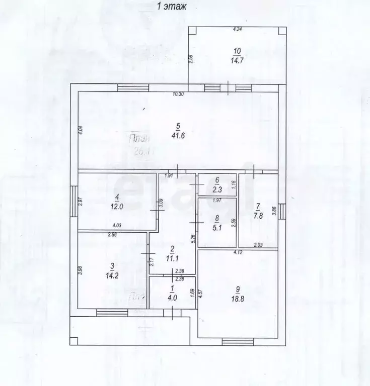 Дом в Ставропольский край, Михайловск Шпаковский район, пер. Трунова, ... - Фото 2