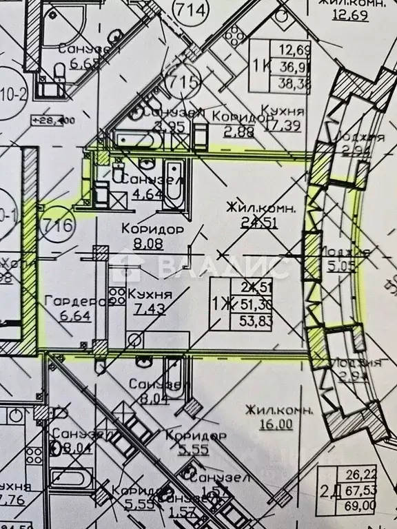 2-к кв. Ленинградская область, Кудрово г. Всеволожский район, ... - Фото 2