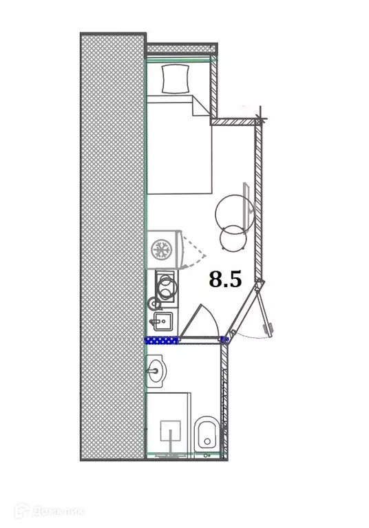 Продаётся квартира-студия, 10 м - Фото 1